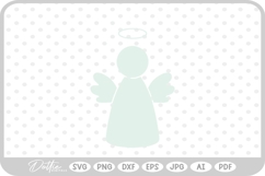 Angel Christmas SVG PNG DXF Product Image 1
