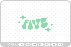 Five SVG PNG DXF Product Image 1