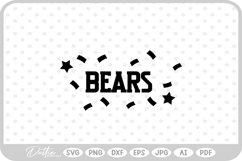 Bears Sports Team SVG PNG DXF Product Image 1