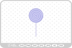 Lolly Lollipop Candy SVG PNG DXF Product Image 1