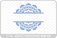 Split Mandala SVG PNG DXF Product Image 1