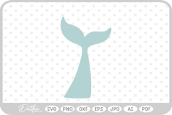Mermaid Tail Water Fish Ocean Sea Fantasy Scales SVG PNG DXF Product Image 1