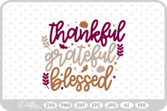 Thanksgiving Quote Fall Autumn Pumpkin SVG PNG DXF Product Image 1