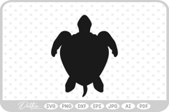 Sea Turtle SVG PNG DXF Product Image 1