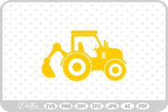 Construction Vehicle SVG PNG DXF Product Image 1