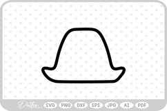 Hat SVG PNG DXF Product Image 1
