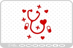 Medical Equiptment Nurse Medical ER Hospital SVG PNG DXF Product Image 1