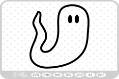 Ghost Halloween Spooky Season SVG PNG DXF Product Image 1