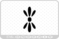 Flourish Swirl Shape Decorative SVG PNG DXF Product Image 1
