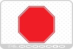 Stop Sign SVG PNG DXF Product Image 1