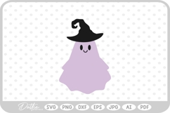 Halloween Ghost Witch SVG PNG DXF Product Image 1