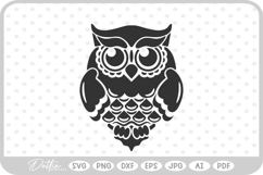 Owl Bird SVG PNG DXF Product Image 1