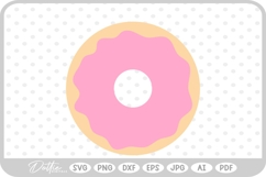 Ring Donut Sweet Treat SVG PNG DXF Product Image 1