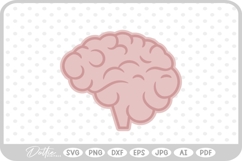 Brain SVG PNG DXF Product Image 1