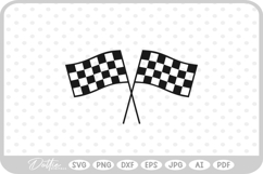 Racing Flag SVG PNG DXF Product Image 1