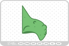Witch Nose Warts Halloween Green SVG PNG DXF Product Image 1