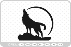 Wolf Animal SVG PNG DXF Product Image 1