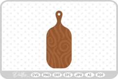 Chopping Serving Board SVG PNG DXF Product Image 1