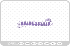 Bridesmaid Cowgirl Rodeo Hen Party SVG PNG DXF Product Image 1