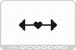 Workout Gym Fitness SVG PNG DXF Product Image 1