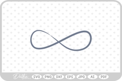 Infinity Symbol Sign Forever Love SVG PNG DXF Product Image 1