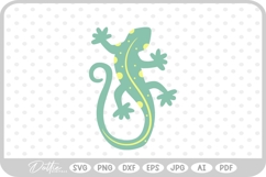 Lizard Gecko SVG PNG DXF Product Image 1