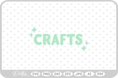 Crafts Word SVG PNG DXF Product Image 1