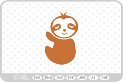 Sloth SVG PNG DXF Product Image 1