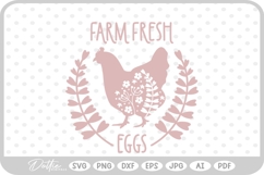 Farm Fresh Eggs SVG PNG DXF Product Image 1