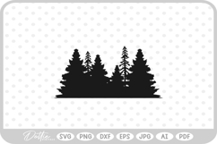 Tree Forest SVG PNG DXF Product Image 1