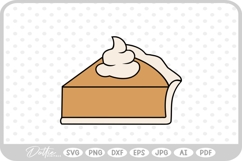 Pumpkins Pie Thanksgiving Fall Autumn SVG PNG DXF Product Image 1
