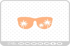 Vacation Sunglasses SVG PNG DXF Product Image 1