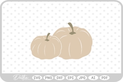 Pumpkin Halloween Autumn Fall Thanksgiving SVG PNG DXF Product Image 1