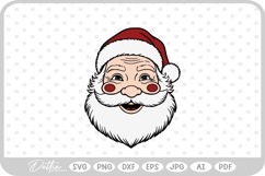 Santa Face Father Christmas Winter SVG PNG DXF Product Image 1