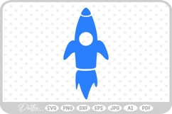 Rocket SVG PNG DXF Product Image 1