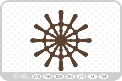 Ship Wheel Beach Boat SVG PNG DXF Product Image 1