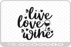 Wine Quote Drink SVG PNG DXF Product Image 1