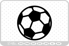 Soccer Ball SVG PNG DXF Product Image 1