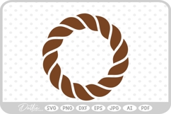 Rope Border SVG PNG DXF Product Image 1