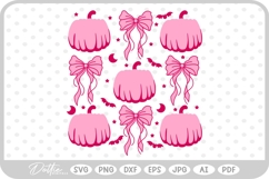 Pumpkin Bow Halloween Spooky Season Autumn SVG PNG DXF Product Image 1