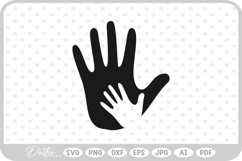 Hands SVG PNG DXF Product Image 1