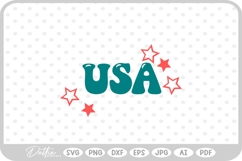 USA America 4th Of July SVG PNG DXF Product Image 1