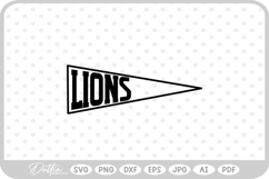 Sports Lions Team SVG PNG DXF Product Image 1
