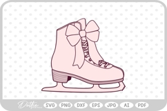 Ice Skate Figure Skates Sport Boot SVG PNG DXF Product Image 1