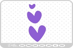 Heart Doodle Sketch Style Hand Drawn SVG PNG DXF Product Image 1