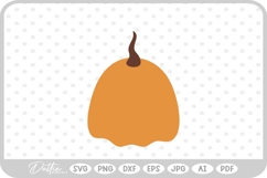 Pumpkin Halloween Autumn Fall Squash SVG PNG DXF Product Image 1