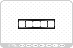 Film Movie Reel Tape SVG PNG DXF Product Image 1