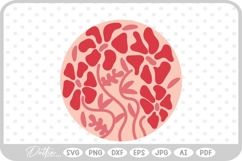 Abstract Flower Pattern Wavy Boho Botanic SVG PNG DXF Product Image 1