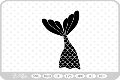 Mermaid Tail Fish Tail SVG PNG DXF Product Image 1