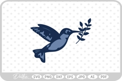 Hummingbird Bird SVG PNG DXF Product Image 1